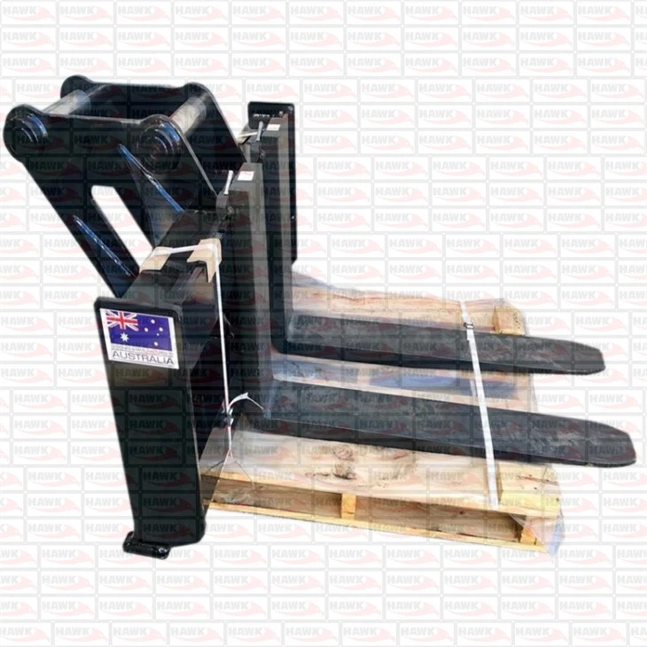 Hawk Excavator Mounted Lifting Attachment Fork Lift