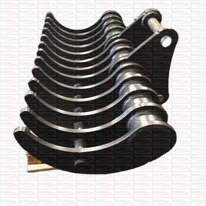 Mini Excavator Attachment Landscape Rake