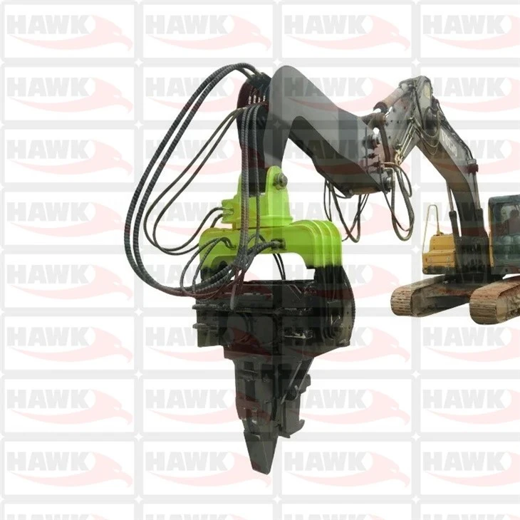 Excavator Sheet Pile Driver