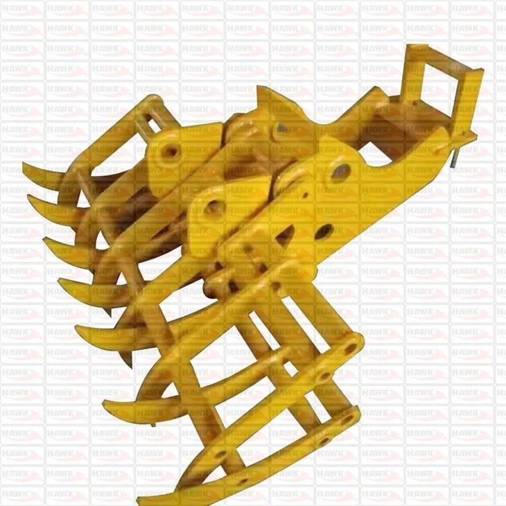 Excavator Mechanical Log Grapple Attachment