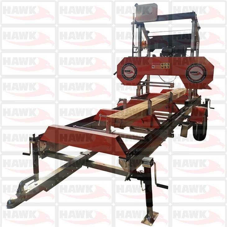 Factory Supplier Petrol Engine Portable Sawmill