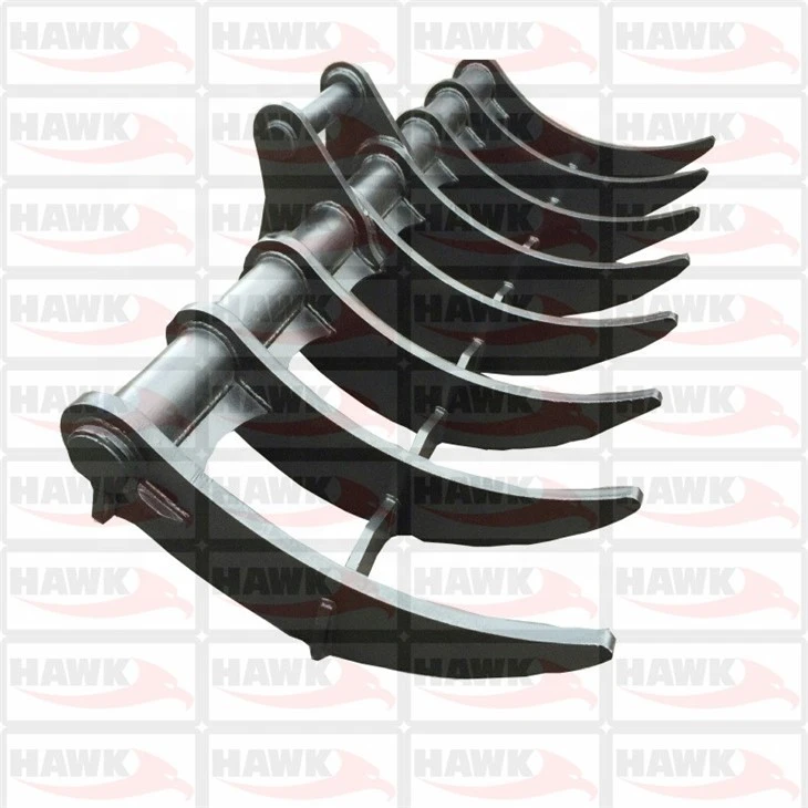 Hawk02 Mini Excavator Root Rake