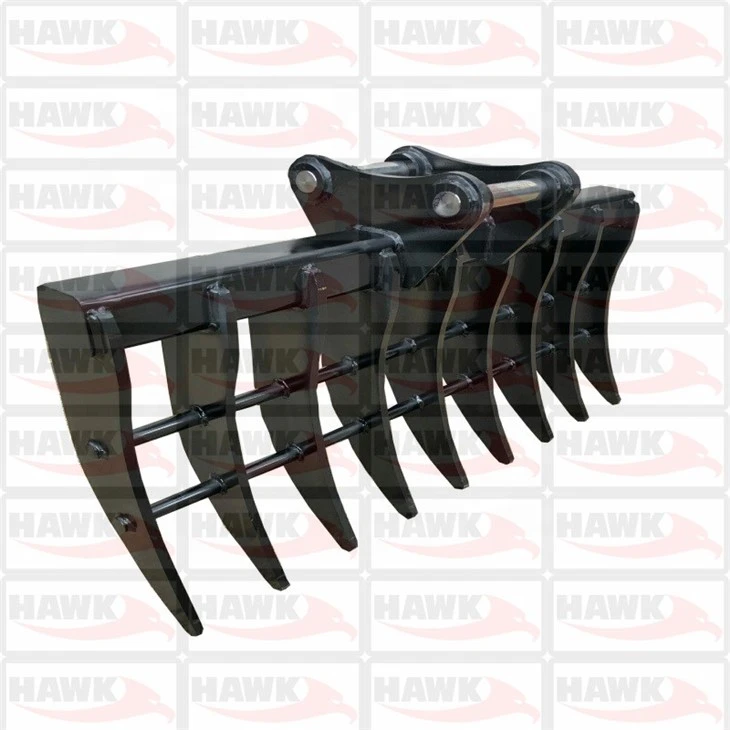 Hawk02 Mini Excavator Root Rake