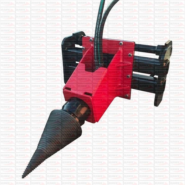 Hydraulic Cone Screw Wood Splitter For Skid Steer